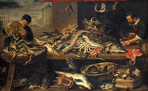 Fish Market, 1619, Frans Snyders