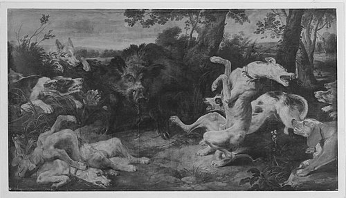 Sauhatz, 1618, Frans Snyders
