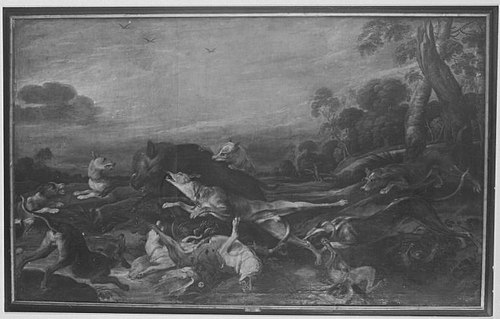 Eine Eberhetze, 1618, Frans Snyders