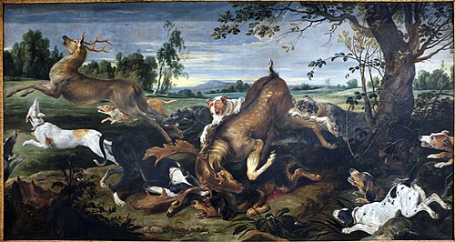 Deer Hunt, 1624, Frans Snyders