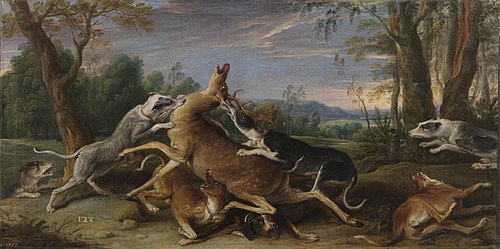 Deer Hunt, 1601, Frans Snyders