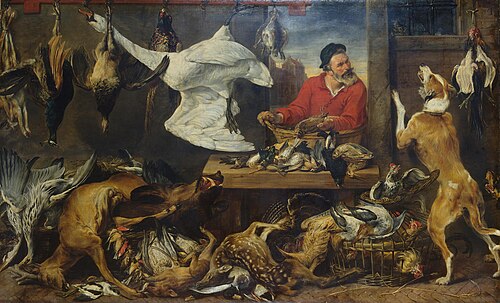 Game Stall, 1619, Frans Snyders