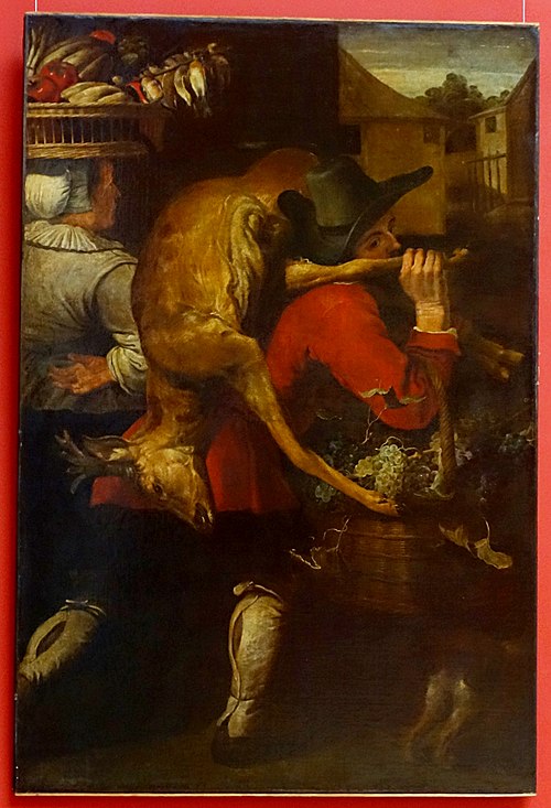 Le retour du marché, 1700, Frans Snyders