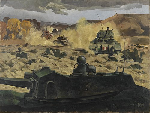 Tank Convoy, 1944, Bruno Bobak