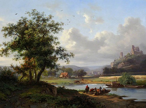 A Summer Landscape, 1863, Fredrik Marinus Kruseman