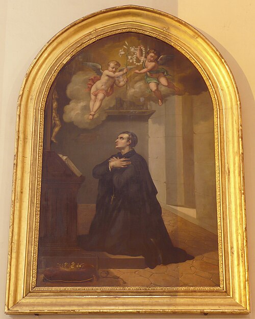 Saint Louis de Gonzague en prières (Numa Boucoiran), 1865, Numa Boucoiran