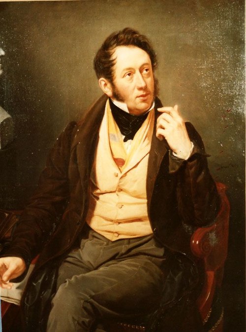 Portrait d'Hippolyte Bis, 1829, Henri Serrur