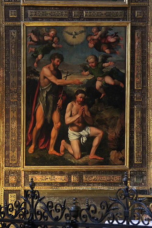 The Baptism of Christ, 1530, Callisto Piazza