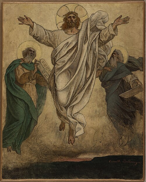 Esquisse pour l'église de Dugny : La Transfiguration : La Résurrection du Christ, 1874, Camille-Félix Bellanger