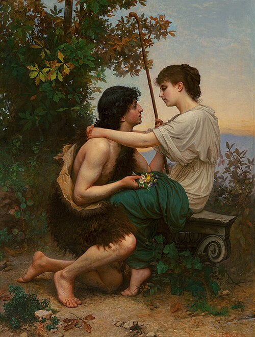 Daphnis and Chloe, 1893, Camille-Félix Bellanger