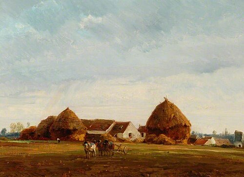 Landscape near Annet-sur-Marne, France, , Camille Flers