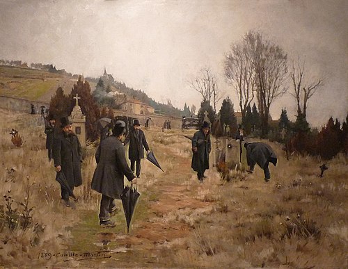 Après l'enterrement, 1889, Camille Martin