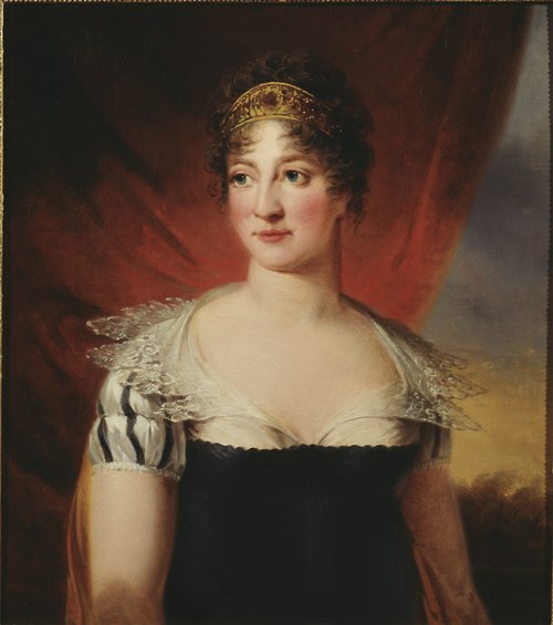 Hedvig Elisabet Charlotta, 1759-1818, drottning av Sverige, prinsessa av Holstein-Gottorp, 1814, Carl Frederik von Breda