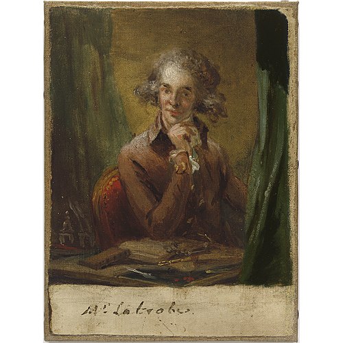 Benjamin Latrobe, 1790, Carl Frederik von Breda