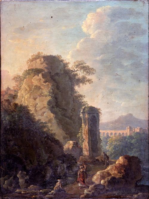 Landscape with Aqueduct, 1750, Carlo Bonavia