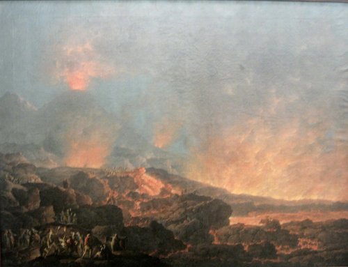 Eruption of the Vesuvius, 1758, Carlo Bonavia