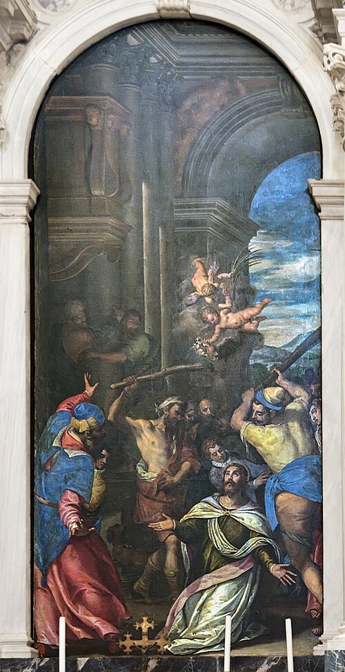 Martyrdom of St. James the Less, 1650, Carlo Caliari