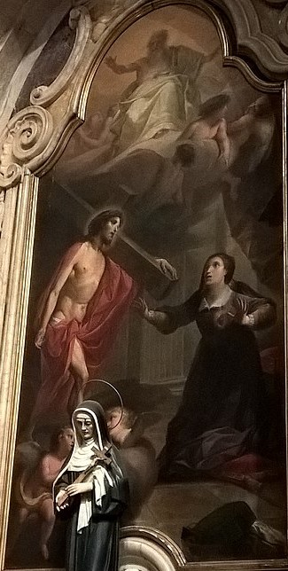 Visão de Santa Catarina de Génova, 1780, Carlo Giuseppe Ratti