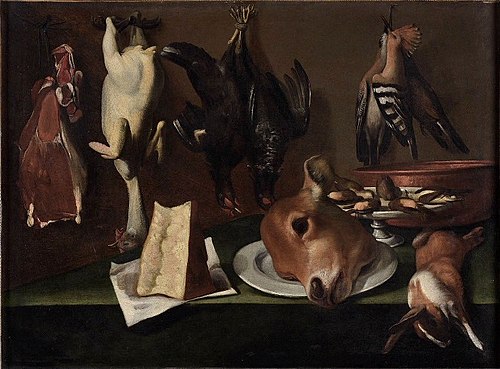 Nature morte à la tête de veau, 1800, Carlo Magini