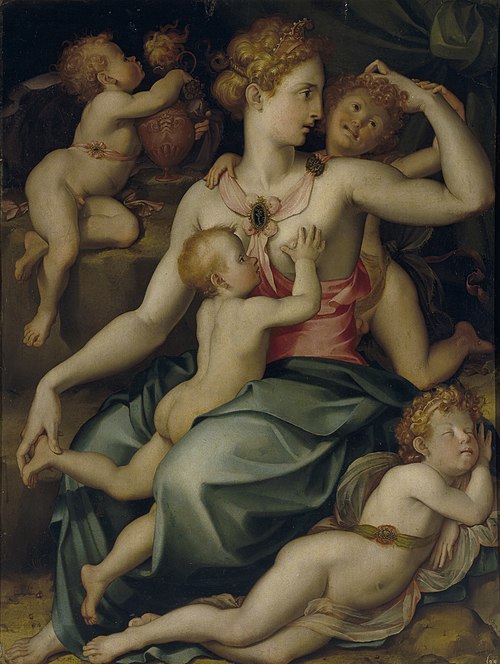 Charité, 1550, Carlo Portelli da Loro