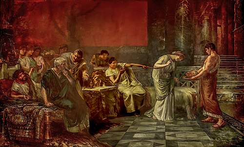 Fulvia y Marco Antonio o La venganza de Fulvia, 1888, Francisco Maura y Montaner
