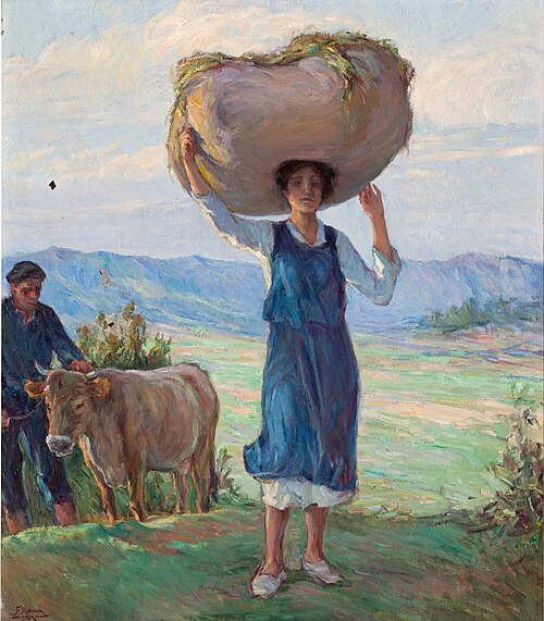 Campesina vasca, 1925, Francisco Maura y Montaner