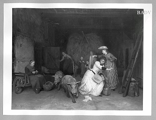 "Interrupted studies", 1882, Ferdinand Meyer-Wismar