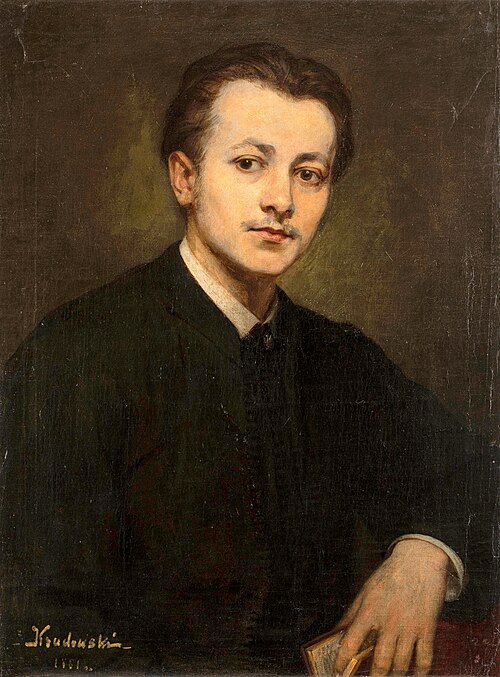 Portrait of Jan Styka., 1881, Franciszek Krudowski