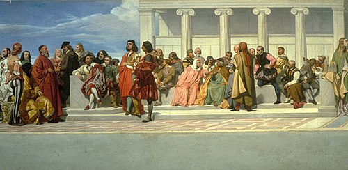 Replica of The Hémicycle, 1853, Charles Béranger