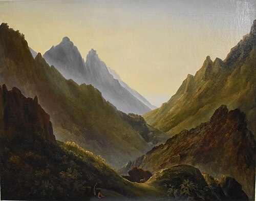 Vue de la vallée de la Gravona, 1841, Catherine Empis