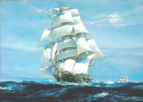 ARIEL & TAEPING, China Tea Clippers Race, 1926, Jack Spurling