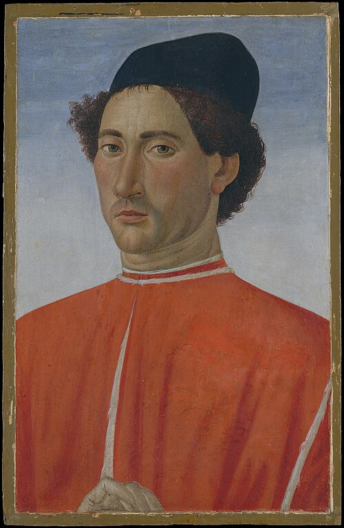 Portrait d'homme, 1481, Cosimo Rosselli