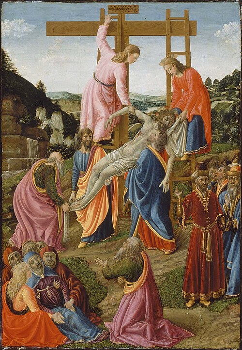 The Descent From the Cross, , Cosimo Rosselli