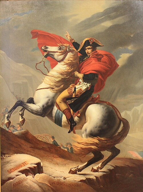 Bonaparte franchissant les Alpes, 1900, Jules Ambroise François Naudin