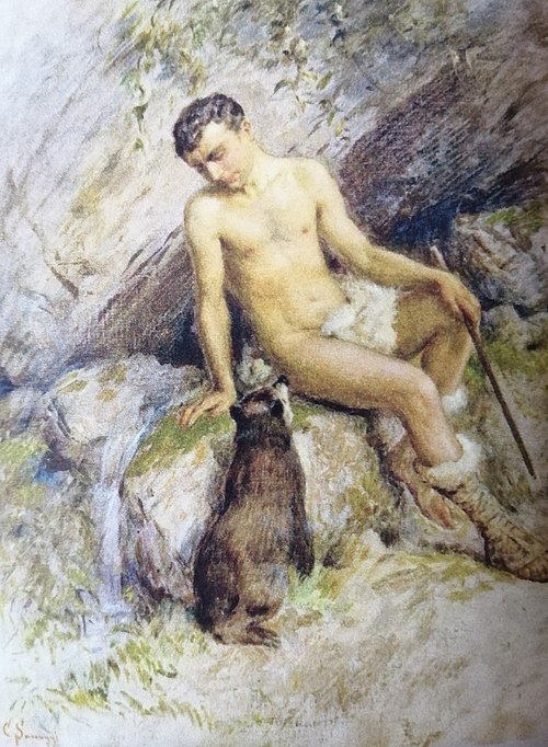 Berger d'Arcadie, 1927, Cesare Saccaggi