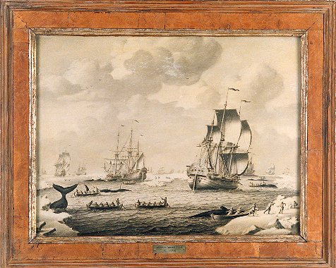 Walvisvangst bij Nova Zembla, 1700, Adriaen van Salm