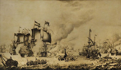 bataille de Barfleur, 29 mai 1692, , Adriaen van Salm