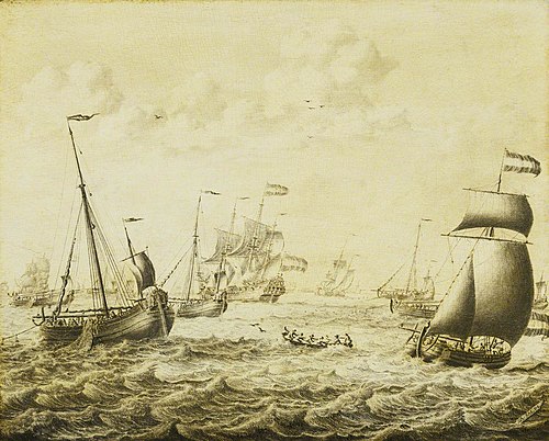 Dutch herring fishery, 1650, Adriaen van Salm