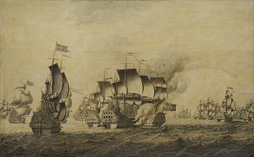 Forbin's Attempt Against Scotland, 13 March 1708, 1750, Adriaen van Salm