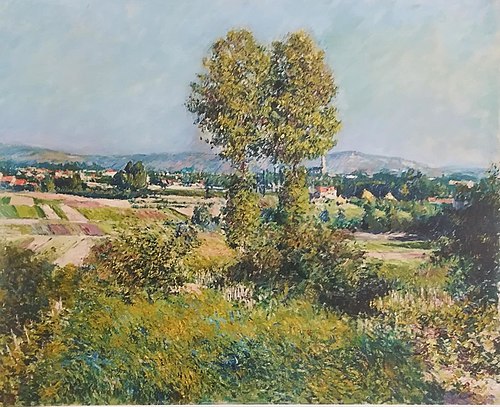 Paysage à Argenteuil, 1889, Gustave Caillebotte