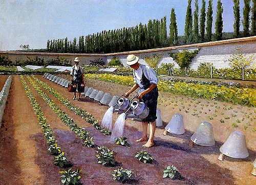 Les jardiniers, 1877, Gustave Caillebotte