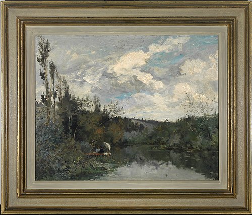 Le petit lac dans la forêt, 1878, Gustave Caillebotte
