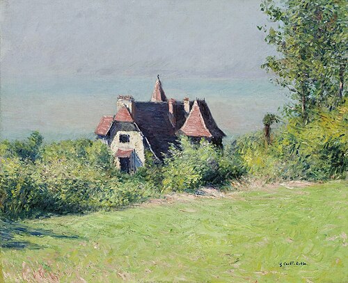 une villa à Trouville, 1882, Gustave Caillebotte