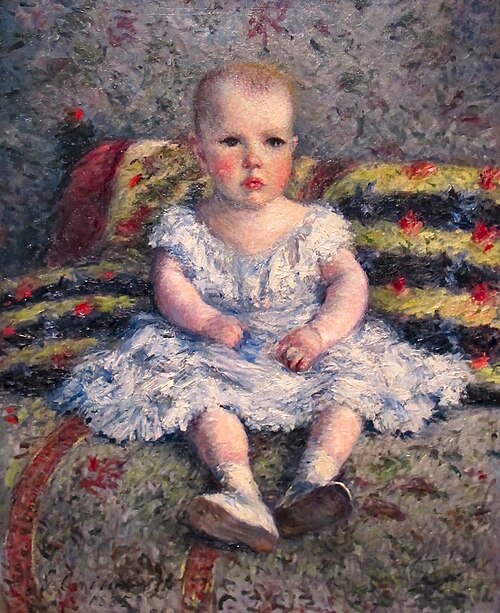 Portrait de Maurice Hugot, enfant, 1884, Gustave Caillebotte