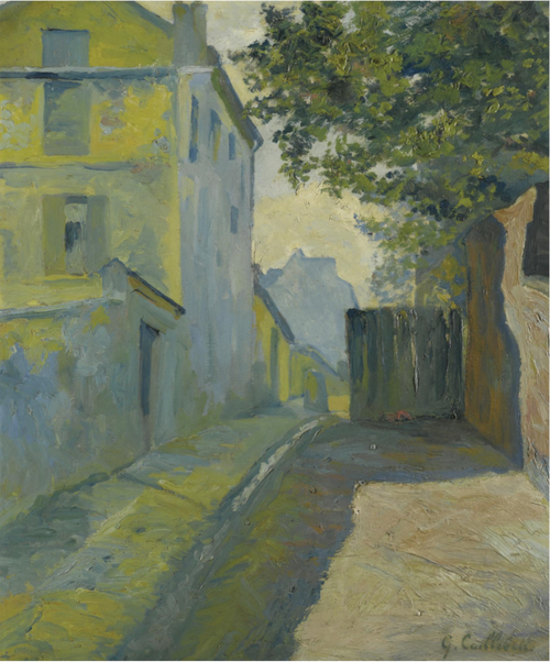 Rue du Mont-Cenis, Montmartre, 1880, Gustave Caillebotte