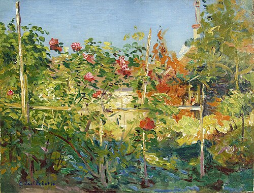 Jardin à Trouville, 1882, Gustave Caillebotte