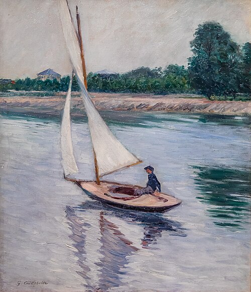 Voilier sur la Seine à Argenteuil, 1893, Gustave Caillebotte