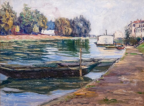 Bords de Seine, 1891, Gustave Caillebotte