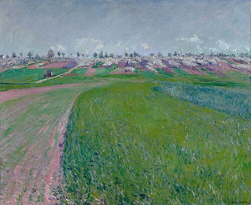 Le coteau de Colombes, 1884, Gustave Caillebotte