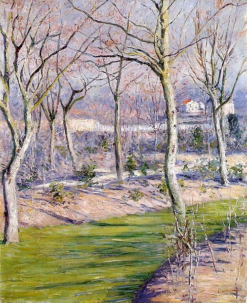 Le Jardin du Petit Gennevilliers en hiver, 1894, Gustave Caillebotte